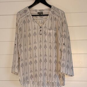 MARKET & SPRUCE Walfrid Henley Blouse